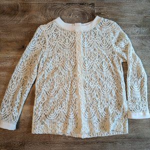 Banana Republic Lace Top - Size Medium